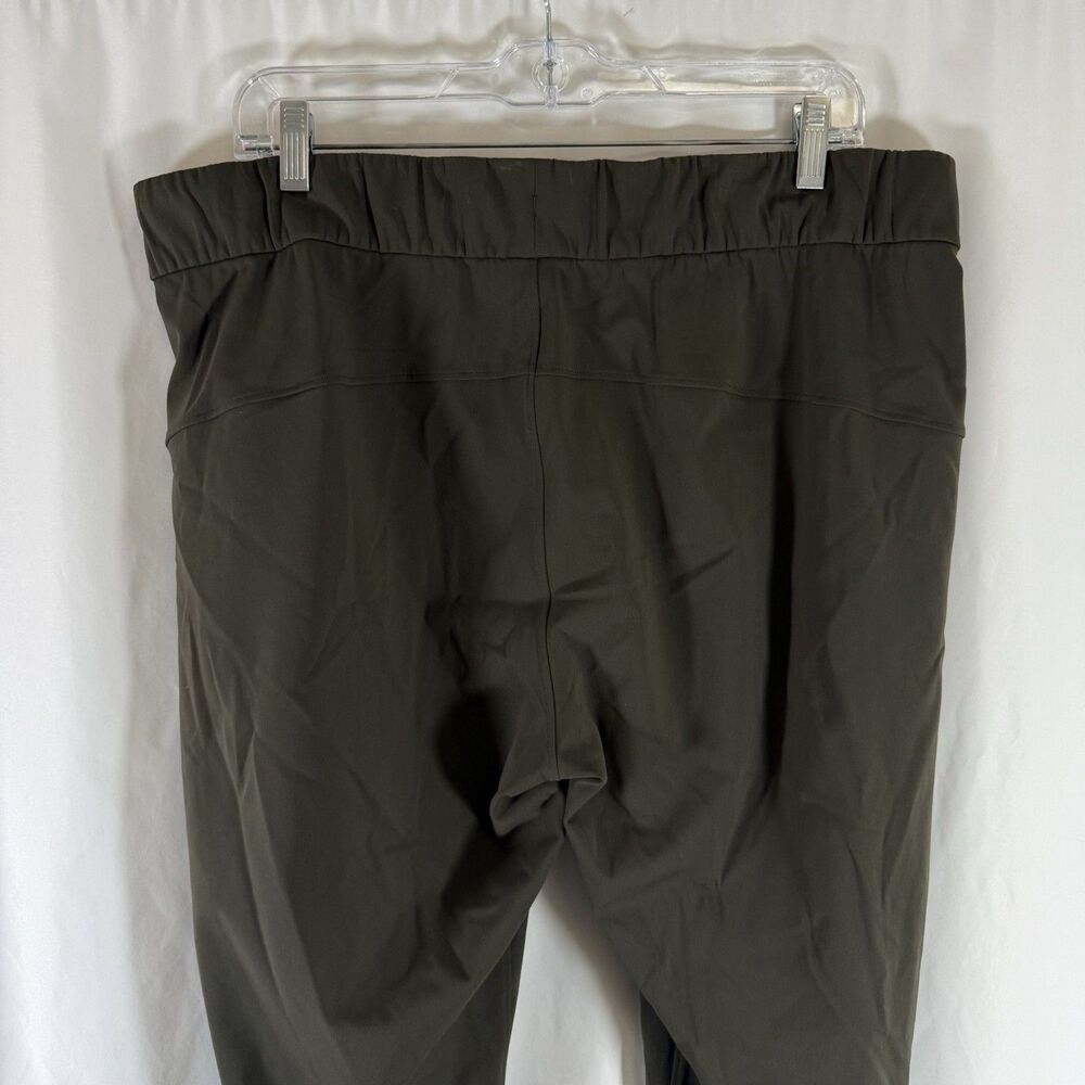 Lululemon Joggers Women's 12 Green Pull On Drawstring Nylon Blend 27.5" Inseam - Picture 8 of 9